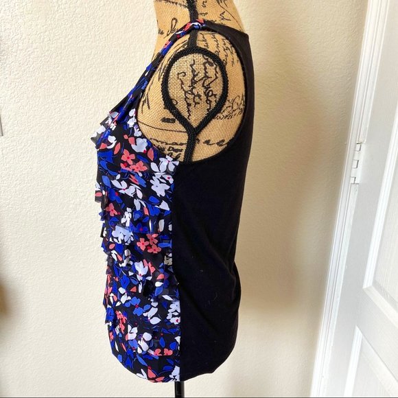 Elle MC floral ruffle top  XS - Picture 2 of 4